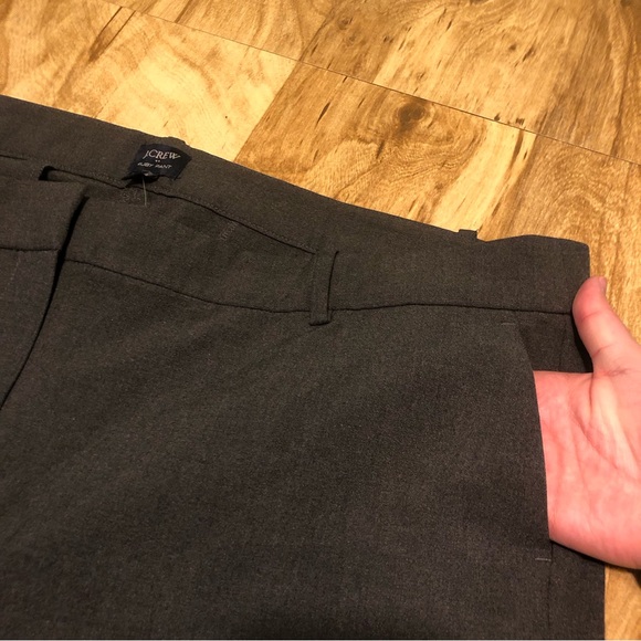 NWT J Crew Ruby Pants Grey 46x29.5 Women's Plus Size 22 Style AC038 - Picture 8 of 14